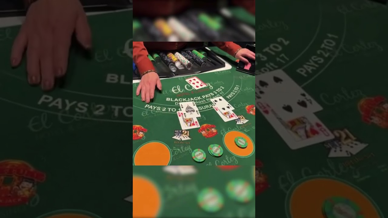 Have you ever seen anyone double down on a 21?!