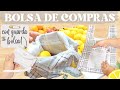 Tutorial de Bolsa para la compra en el Supermercado🍋👜 | Incluye Guarda Bolsa | Nivel 1 #tutoriales