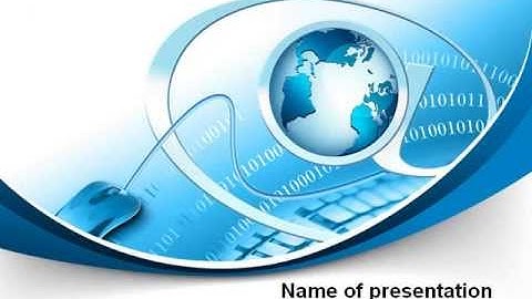 Internet Concept PowerPoint Template by PoweredTemplate.com