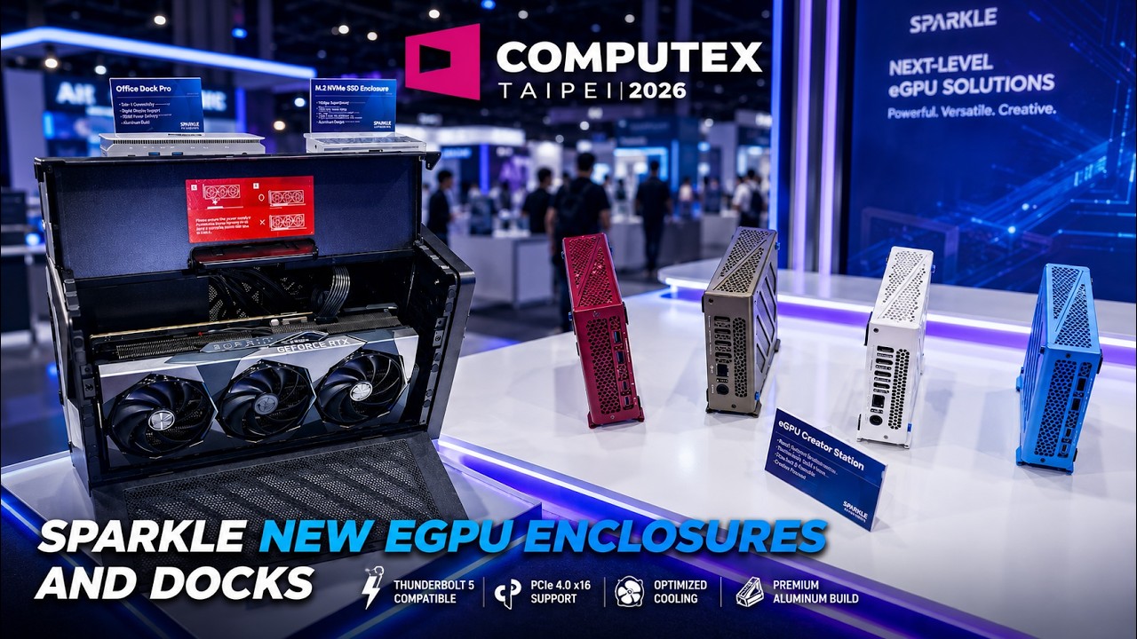 Sparkle eGPU Studio-G Ultra 850 Enclosures, eGPU Creator Station