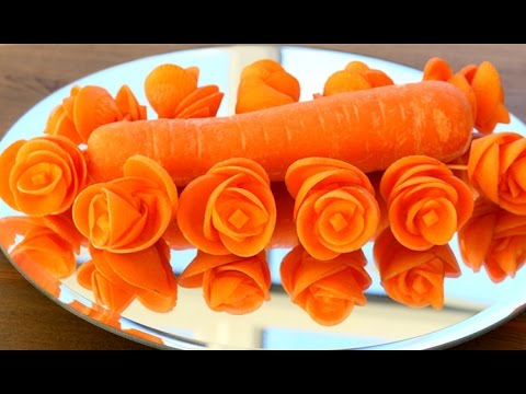 वीडियो: सब्जियों से फूल कैसे काटें