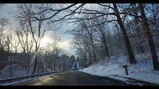 A Beautiful Scenic Drive to Front Royal VA. John Marshall Highway- 4K UHD