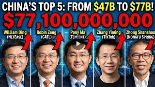 💴💵 Top 5 Richest People in China (And How They Made It)🤯😳😱 