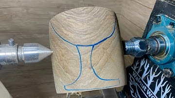 Woodturning: Carving a Giant Wooden Goblet