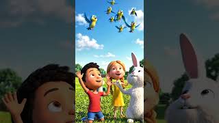 Mast Mausam Mein Khelte Bachche 🌈 | Hindi Kids Rhymes | Fun Cartoon Song 🎶 #cartoonvideo #nursery
