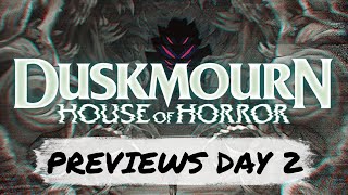 Duskmourn Previews Day 2 | Best Common Dual Lands Ever and More | Mtg