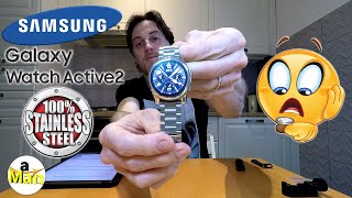 Samsung Galaxy Watch Active 2 Cinturino in Acciaio “SUNDAREE” Recensione