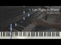 Late Nights In Winter | Original Song (Synthesia Piano Tutorial)