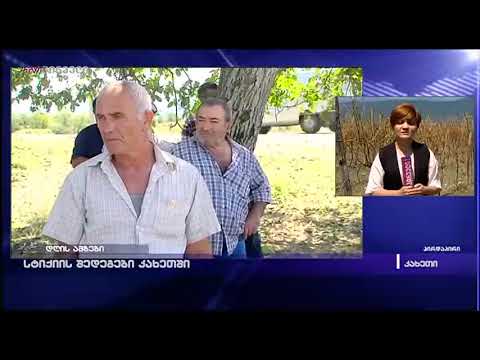 სტიქიის შედეგები კახეთში