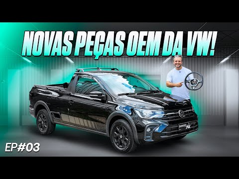 Instalei novos acessórios na Saveiro Trendline e mostrei todas modificações até agora!
