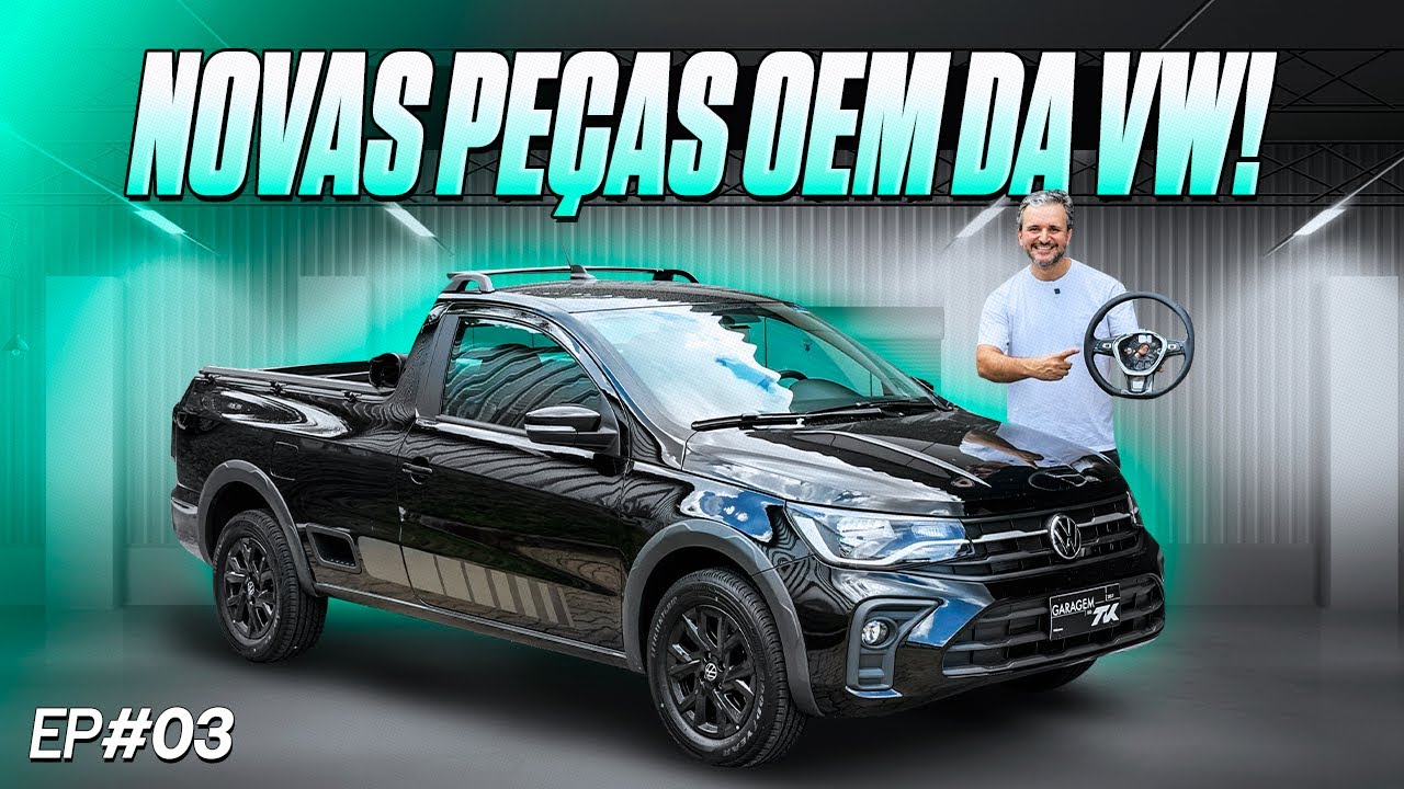 Instalei novos acessórios na Saveiro Trendline e mostrei todas modificações até agora! EP#04