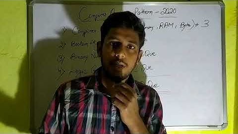 NIMCET 2020 - Computer question pattern