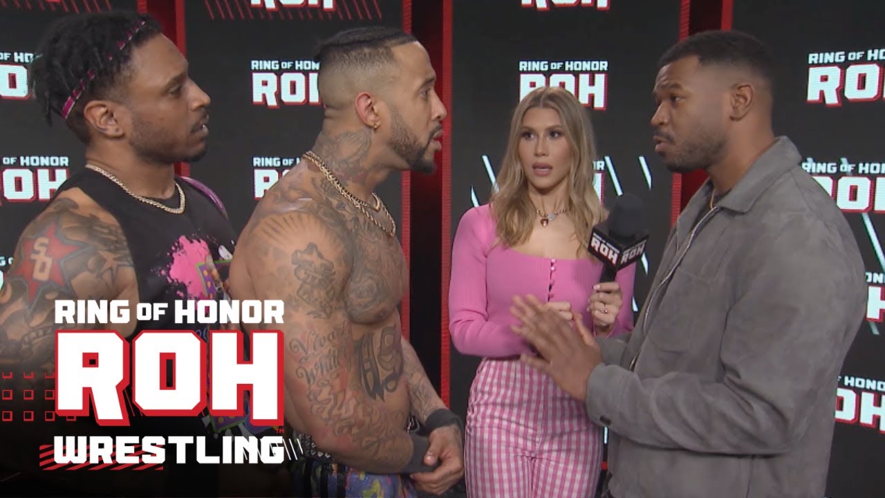 Lee Moriarty shares some intel with The Infantry | #ROH TV 02/15/24 ...