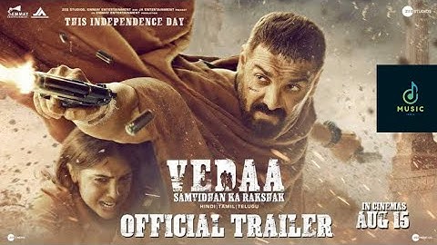 Vedaa | Official Trailer - Hindi | In Cinemas 15th Aug | John A | Sharvari | Abhishek B | Nikkhil A