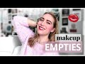 APRIL MAKEUP EMPTIES & MORE DECLUTTERING - 2020 MAKEUP NO BUY, project pan & minimize my collection