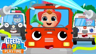 Baby John is a Fireman | Kids Songs & Nursery Rhymes by Little Angel Playtime