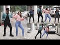 Nora Fatehi Mad Dance With Guru Randhawa And Media Outhside TSERIES Office After Her Song Launch