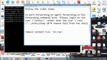 Login with ROOT  Centos Official Image