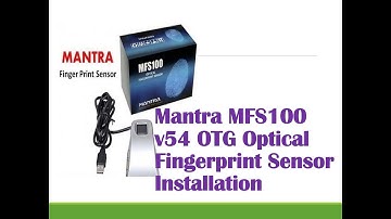 Mantra MFS100 v54 Installation #mantra #installation #finger print #device #getdot solutions