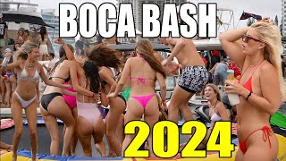 BOCA BASH 2024  - CRAZIEST SANDBAR PARTY OF THE YEAR  ( BEST EVENT EVER )   | Droneviewhd ( Part 1 )
