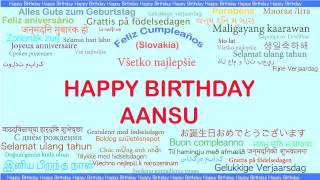 Aansu   Languages Idiomas - Happy Birthday