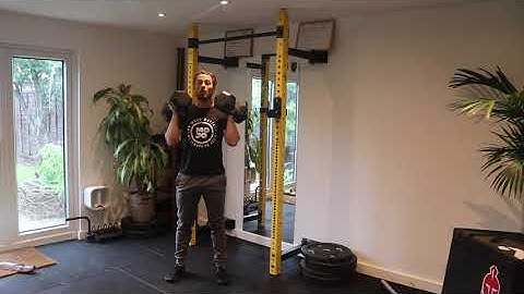 Dumbbell Thruster Tutorial - Patrick MoJo PT - Exercise Library