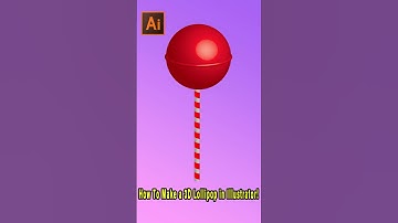 How To Make a 3D Lollipop in Illustrator!