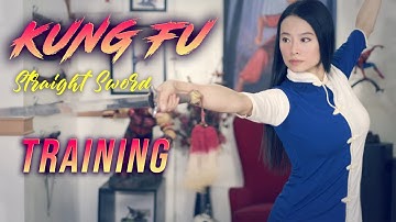 KUNG FU STRAIGHT SWORD TRAINING