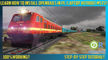 How to Download & Install Openrails with Demo Model in PC/Laptop without MSTS || Easiest Way!!