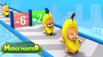 🍌 Epic Banana Run Merge Master - Lari & Gabung Jadi Raja Pisang | Merge Zone ID
