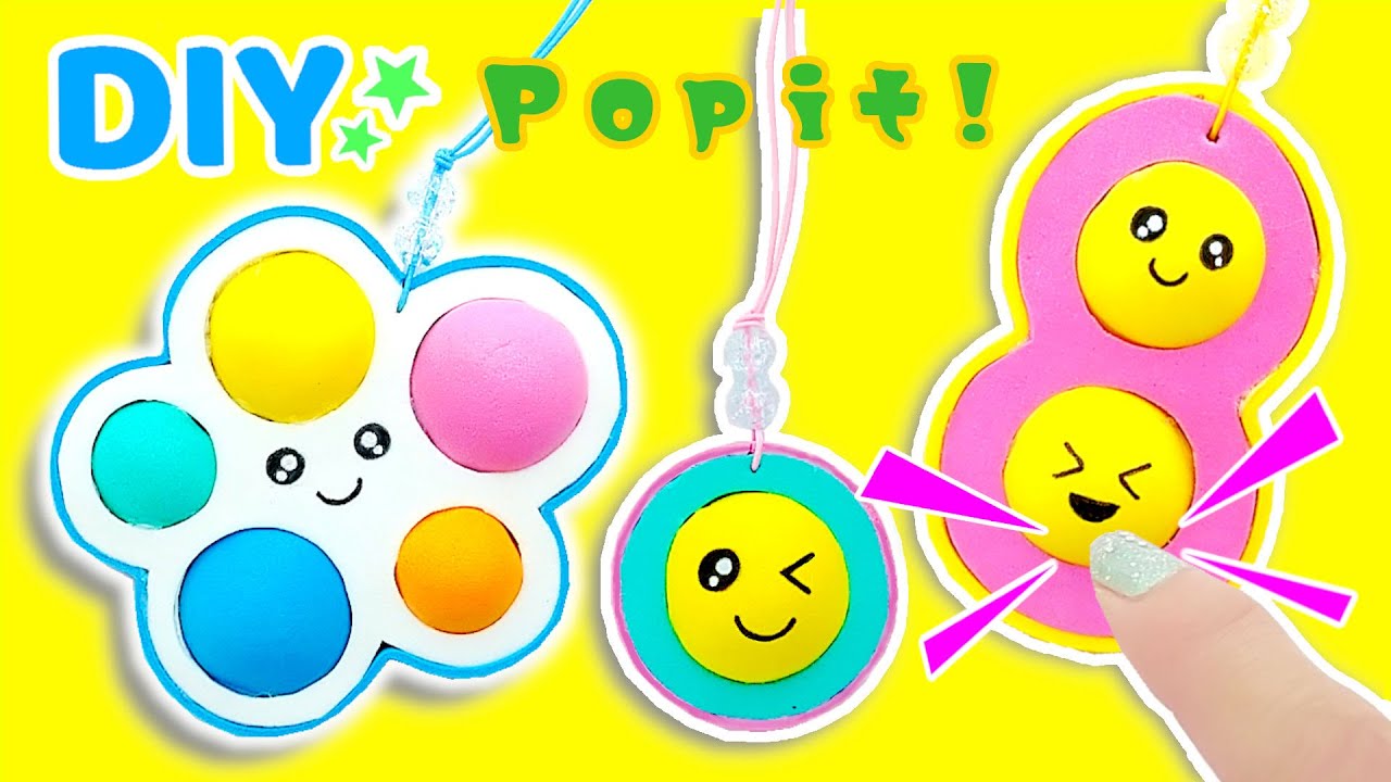 Diy Fidget Toys Let S Make A Simple Push Pop It S A Addictive Toy Youtube