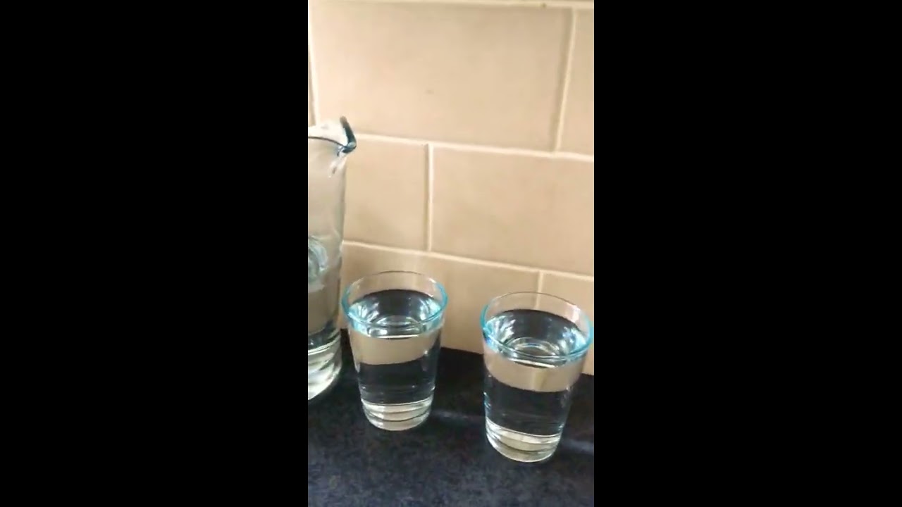 Trying To Chug 3 200Ml Glasses Of Water