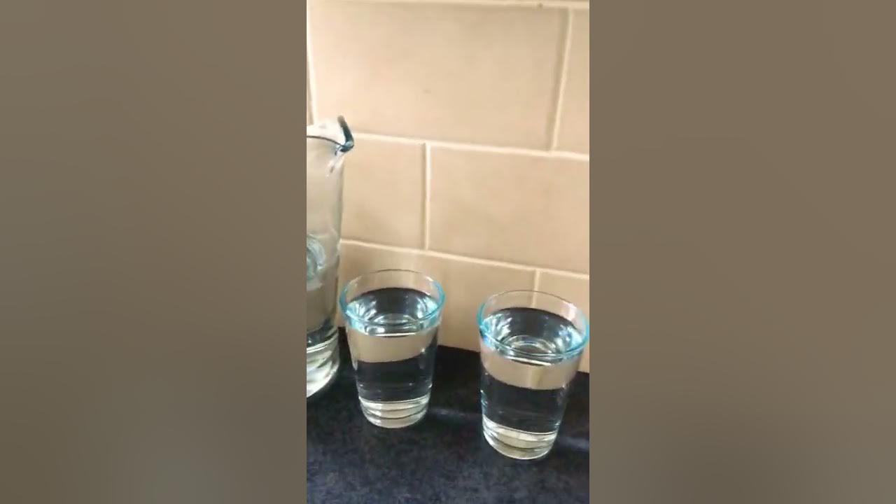 Trying to chug 3 200ml glasses of water YouTube
