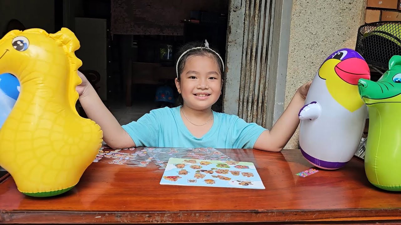 🐭💦 Muội dán sticker Capybara ❤️ Xí Muội Family Tập 380