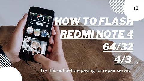 How To Flash Redmi Note 4 || Flashing || Full Software Reset Using PC