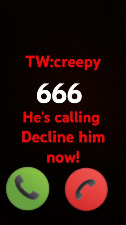 What Happens When You Call 666 At 3am Calling 666 at 3am - YouTube