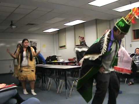 Nadut'een Needo'ats Traditional Dance group revitalizing cultural pride at CNC Prince George BC April 12 2010