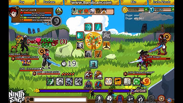 Ninja Saga PVP 2v2 - Team Prince Cedie vs Dryger and Escape Sunkaze