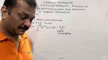 Piecewise Continuity, Function of Exponential Order, Definition and Existence of Laplace Transform