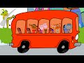 The wheels on the bus song with animals