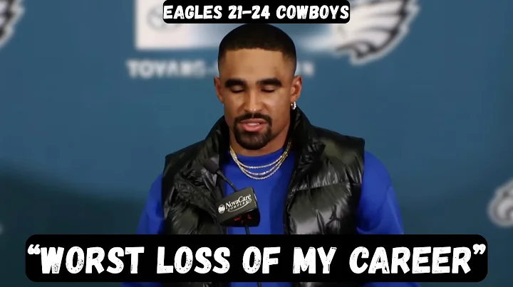 Jalen Hurts IN TEARS after BLOWING huge lead - Post Game Press Conference - Eagles vs Cowboys 