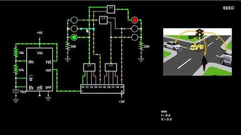 Sequence logic traffic light system design and Simulation