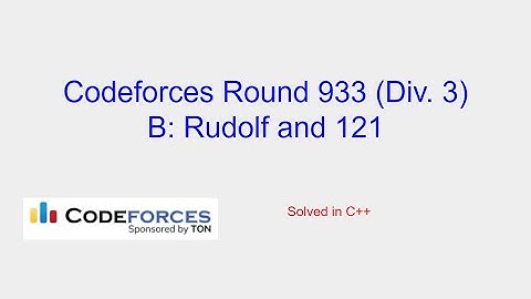 Rudolf and 121 - Codeforces Round 933 (Div. 3) Problem B Solution
