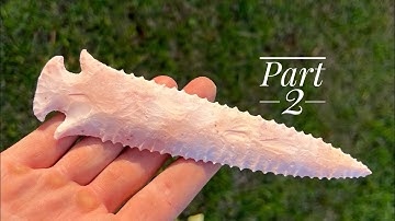 Flint-Knapping: Coastal Plains Bolen Bevel Point