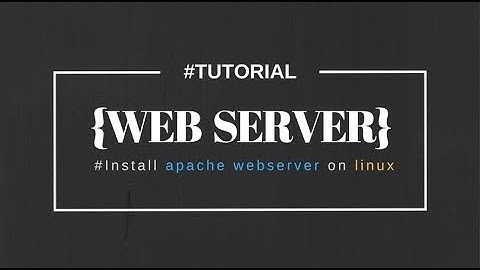 How to install web server on linux opensuse