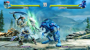 Spinal Vs Sabrewulf - Killer Instinct PC (Extreme AI)