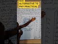 GCE ALTERNATIVE TO PHYSICS PRACTICAL PREP#azsciencetv #exam