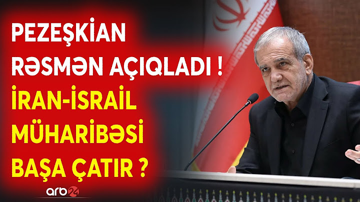 SON DƏQİQƏ! Azərbaycanlı liderdən TARİXİ AÇIQLAMA: İran-İsrail müharibəsi BAŞA ÇATIR? - CANLI
