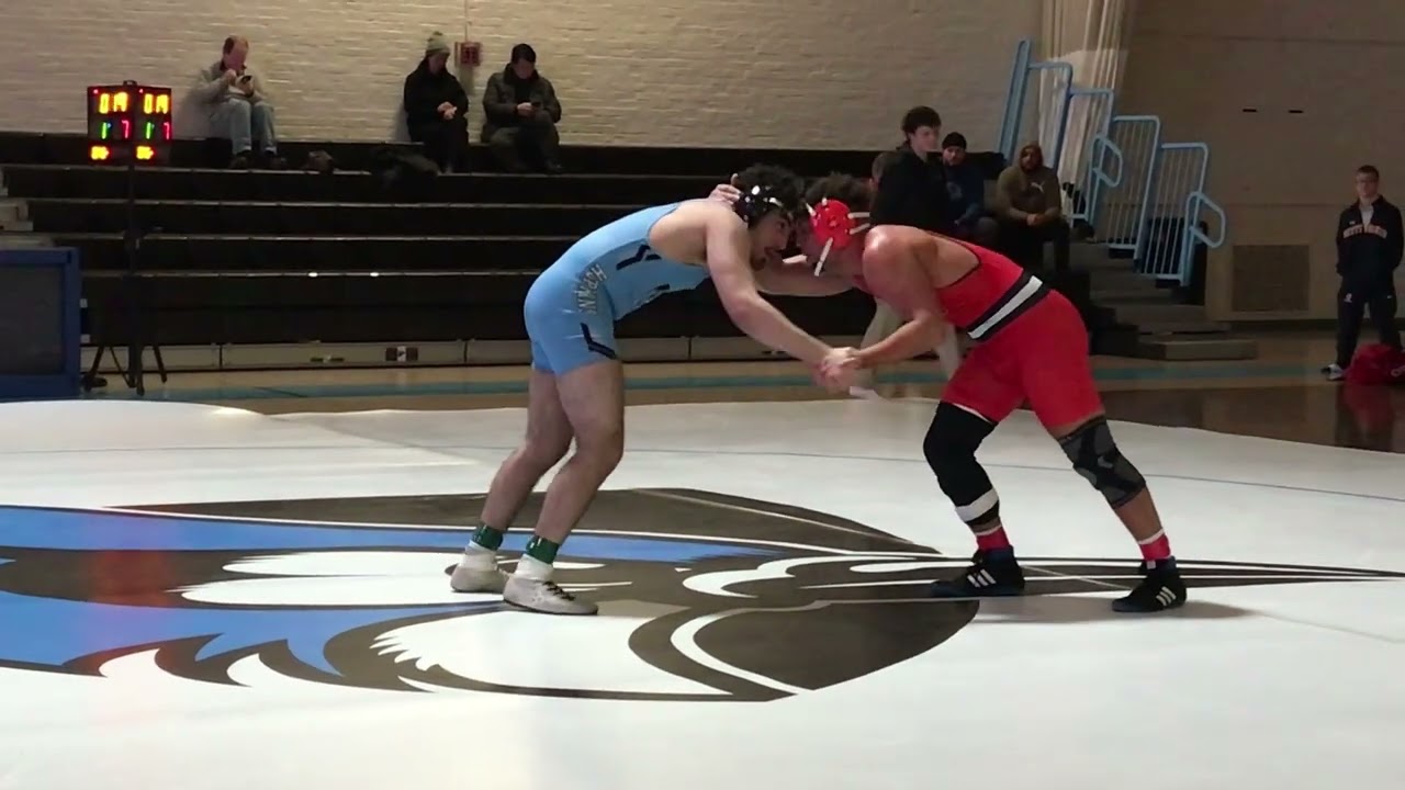174 lbs: Kobe Moore (Gettysburg) v. Kadin Khalloufi (Johns Hopkins) | Gettysburg Bullets Wrestling