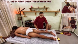 Abhyanga Full Body Massage - Head, Chest, Legs, Back and Hands Massage | Deep Tissue ASMR